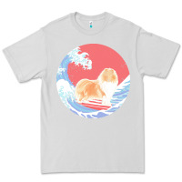 Dove Grey rough collie t  shirt rough collie gifts   ocean waves surfing rough c Premium Tee - linhVisuals