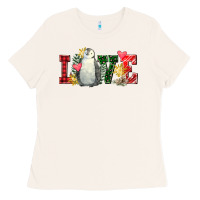 Bone christmas penguin love Ladies Tee - FaDigitalArtStudio