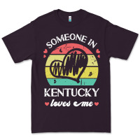 Plum someone in kentucky loves me t  shirt someone in kentucky loves me fun Premium Tee - linhVisuals
