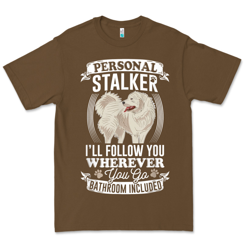 Great Pyrenees Stalker Great Pyrenees Gifts Great Pyrenees T Shirt Premium Tee by linhVisuals | Teevron