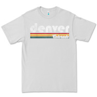 Dove Grey denver colorado vintage 70's 80's retro style men women t shirt Premium Tee - linhVisuals
