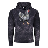 Cloud Black wyandotte chicken Vintage Hoodie - LillyAllenDesigns