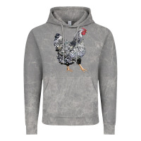 Cloud Rock wyandotte chicken Vintage Hoodie - LillyAllenDesigns