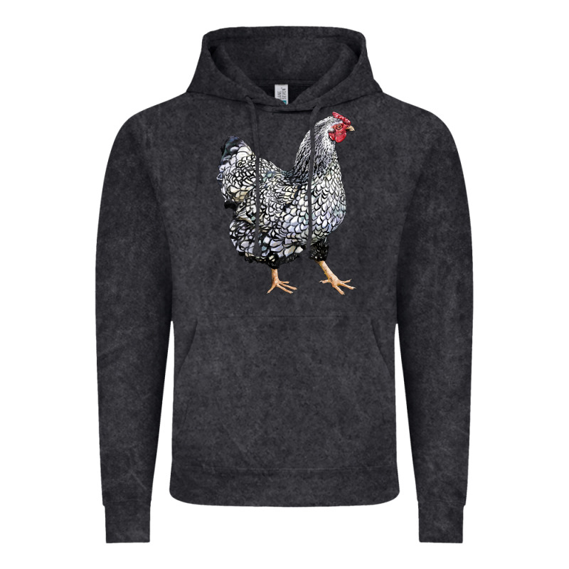 Wyandotte Chicken Vintage Hoodie by LillyAllenDesigns | Teevron