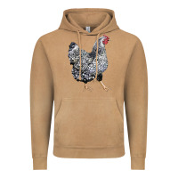 Vintage Camel wyandotte chicken Vintage Hoodie - LillyAllenDesigns