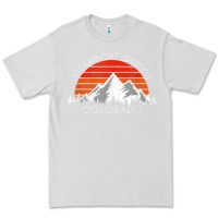 Dove Grey retro vintage steamboat springs colorado distressed t shirt Premium Tee - linhVisuals