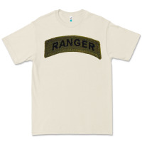Bone army ranger tab subdued infantry grunt pullover hoodie Premium Tee - linhVisuals