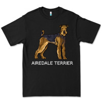 Black airedale terrier crazy dog lover sweatshirt Premium Tee - linhVisuals