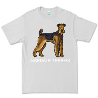 Dove Grey airedale terrier crazy dog lover sweatshirt Premium Tee - linhVisuals