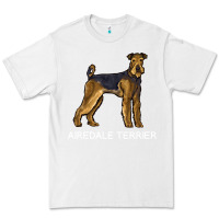 White airedale terrier crazy dog lover sweatshirt Premium Tee - linhVisuals
