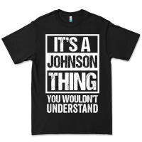 Black it's a johnson thing   you wouldn't understand   family name t shirt Premium Tee - linhVisuals