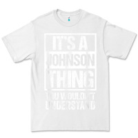 White it's a johnson thing   you wouldn't understand   family name t shirt Premium Tee - linhVisuals