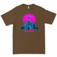 Cacao pink sun   official gunship t shirt Premium Tee - linhVisuals