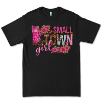 Black small town girl with flowers bbs Premium Tee - BundleAndBundleShop