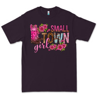 Plum small town girl with flowers bbs Premium Tee - BundleAndBundleShop