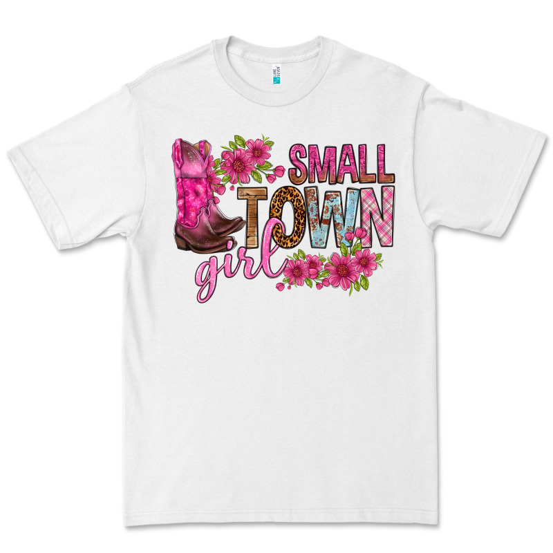 Small Town Girl With Flowers Bbs Premium Tee by BundleAndBundleShop | Teevron
