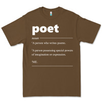 Cacao poet definition funny for poet drama poetry poems t shirt Premium Tee - linhVisuals