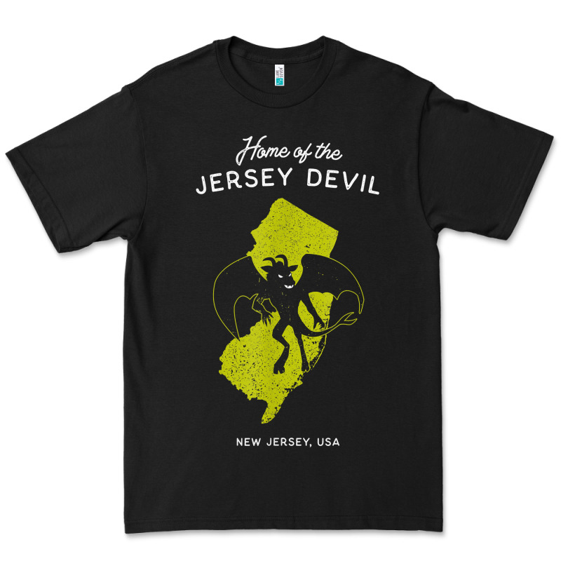 Home Of The Jersey Devil   New Jersey, Usa T Shirt Premium Tee by linhVisuals | Teevron