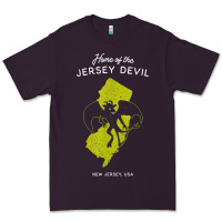 Plum home of the jersey devil   new jersey, usa t shirt Premium Tee - linhVisuals