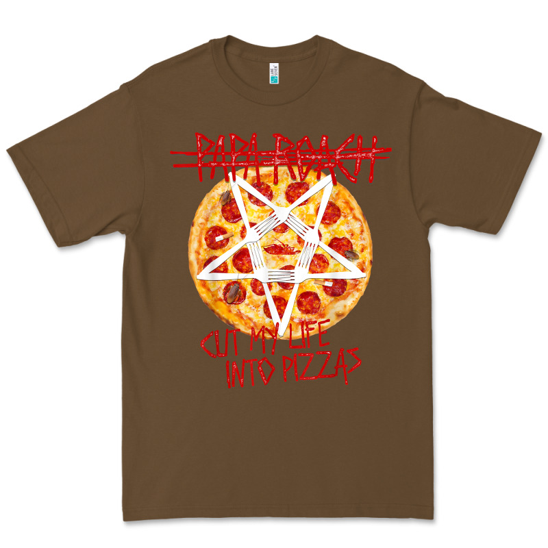 Papa Roach   Official Merchandise  Cut My Life Into Pizzas T Shirt Premium Tee by linhVisuals | Teevron