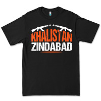 Black sikh khalistan zindabad singh punjabi t shirt Premium Tee - linhVisuals