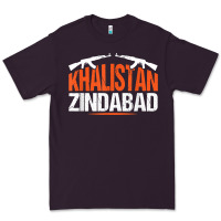 Plum sikh khalistan zindabad singh punjabi t shirt Premium Tee - linhVisuals