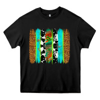 Black western brushstrokes Heavy Core Tee - OliviaCreatesArt