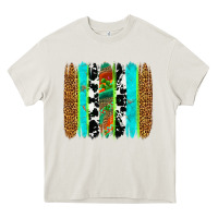 Cream western brushstrokes Heavy Core Tee - OliviaCreatesArt