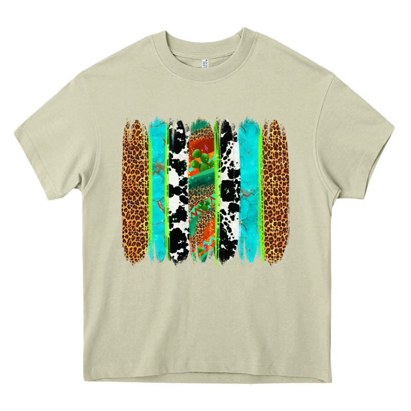 Western Brushstrokes Heavy Core Tee by OliviaCreatesArt | Teevron