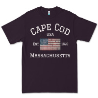 Plum cape cod massachusetts american flag usa travel vintage pullover hoodi Premium Tee - linhVisuals