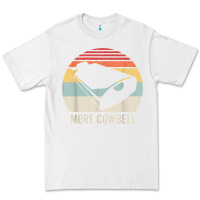 White retro more cowbell shirt funny drummer gift vintage t shirt Premium Tee - linhVisuals