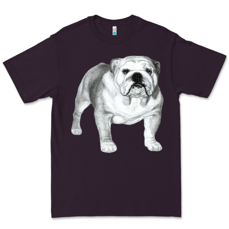 English Bulldog Art Premium Tee by linhVisuals | Teevron
