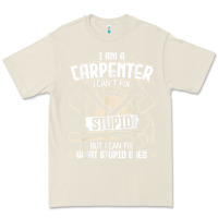 Bone i can't fix stupid   funny carpentry woodworking carpenter t shirt Premium Tee - linhVisuals