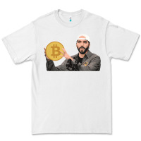 White el salvador bitcoin bukele legal tender cryptocurrency btc t shirt Premium Tee - linhVisuals