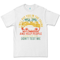 White i will put you in the trunk and help people funny saying t shirt Premium Tee - linhVisuals