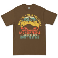 Cacao i will put you in the trunk and help people funny saying t shirt Premium Tee - linhVisuals