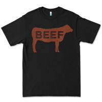 Black beef t shirt, beef cattle shirt Premium Tee - linhVisuals