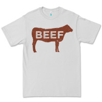 Dove Grey beef t shirt, beef cattle shirt Premium Tee - linhVisuals