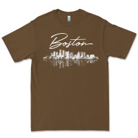 Cacao boston skyline t shirt for women, men, girls & boys Premium Tee - linhVisuals