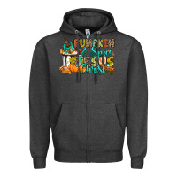 Charcoal Heather Pumpkin spice and Jesus Christ Zipper Hoodie - RanaPortraitStore