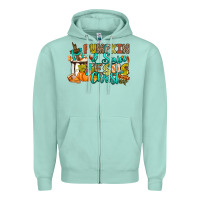 Seafoam Pumpkin spice and Jesus Christ Zipper Hoodie - RanaPortraitStore