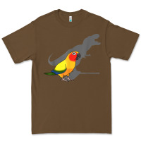 Cacao cute screaming parrot, birb memes, funny t rex sun conure t shirt Premium Tee - linhVisuals