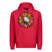 Cardinal Volleyball Sunflower Premium Hoodie - Jasminsmagicworld
