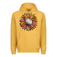 Mustard Volleyball Sunflower Premium Hoodie - Jasminsmagicworld