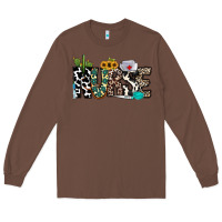 Chestnut nurse leopard and cowhide Long Sleeve Tee - CowhideDigitalArt
