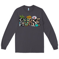 Smoke nurse leopard and cowhide Long Sleeve Tee - CowhideDigitalArt
