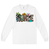 White nurse leopard and cowhide Long Sleeve Tee - CowhideDigitalArt