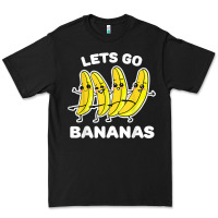 Black lets go bananas shirt  funny fruit pun shirt  banana t shirt Premium Tee - linhVisuals