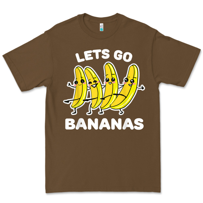 Lets Go Bananas Shirt  Funny Fruit Pun Shirt  Banana T Shirt Premium Tee by linhVisuals | Teevron