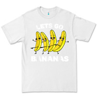 White lets go bananas shirt  funny fruit pun shirt  banana t shirt Premium Tee - linhVisuals
